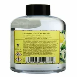 Wax Lyrical Lemon Verbena 250ml Reed Diffuser Refill -clocks Sales Store 1000049943 alt01