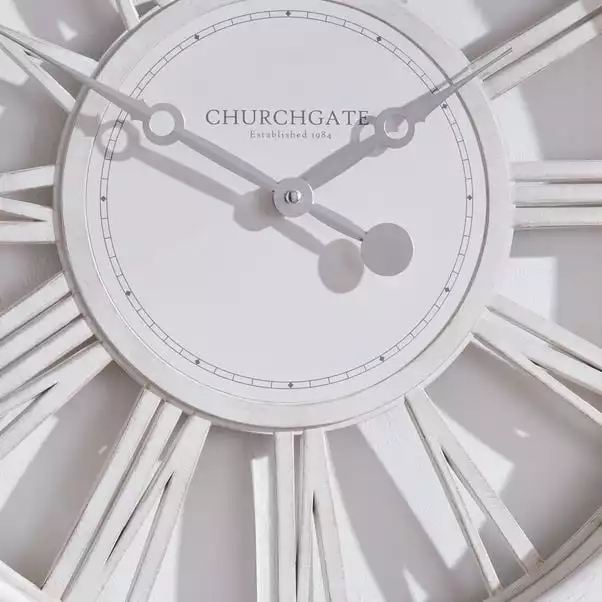 Dunelm Numeral 51cm Wall Clock Cream 2 Dunelm Numeral 51cm Wall Clock Cream - Image 2