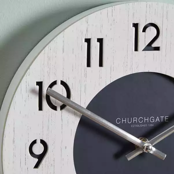 Dunelm Nautical 26cm Wall Clock White 2 Dunelm Nautical 26cm Wall Clock White - Image 2