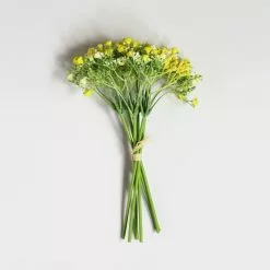 Dunelm Artificial Gypsophila Yellow Bundle 28cm -clocks Sales Store 1000158290 alt01