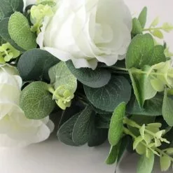 Dunelm Artificial Rose And Eucalyptus White Bundle 38cm 11 Dunelm Artificial Rose And Eucalyptus White Bundle 38cm -clocks Sales Store 1000167548 alt01