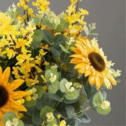 Dunelm Florals Forever Ella Sunflower Luxury Bouquet Yellow 63cm -clocks Sales Store 1000168558 alt02