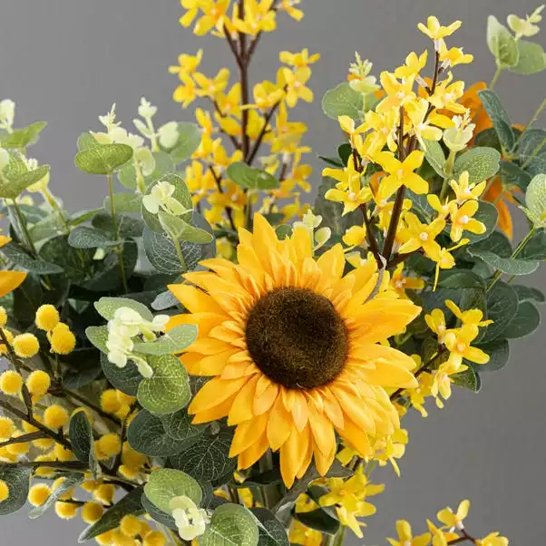 Dunelm Florals Forever Ella Sunflower Luxury Bouquet Yellow 58cm 3 Dunelm Florals Forever Ella Sunflower Luxury Bouquet Yellow 58cm - Image 3