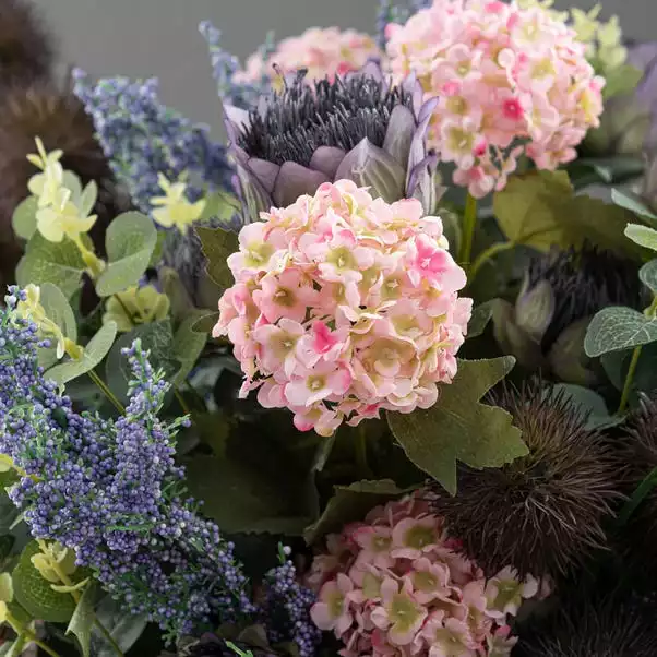 Dunelm Florals Forever Lila Thistle Luxury Bouquet Purple 63cm 2 Dunelm Florals Forever Lila Thistle Luxury Bouquet Purple 63cm - Image 2