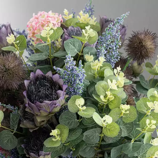 Dunelm Florals Forever Lila Thistle Luxury Bouquet Purple 63cm 4 Dunelm Florals Forever Lila Thistle Luxury Bouquet Purple 63cm - Image 4