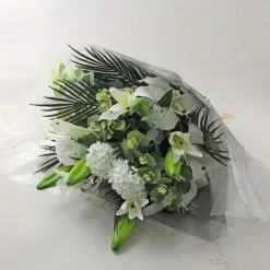 Dunelm White Orchid In Silver Glass Pot 34cm 5 Dunelm White Orchid In Silver Glass Pot 34cm -clocks Sales Store 1000168584 alt02