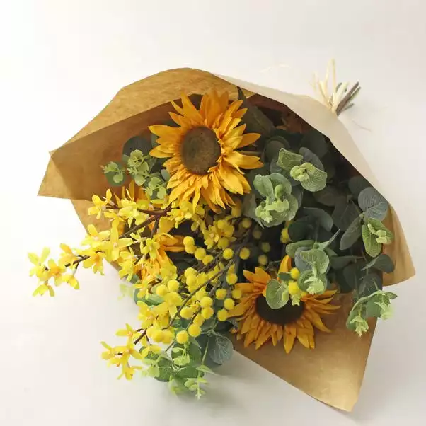 Dunelm Cream Orchid In Gold Glass Pot 28cm 6 Dunelm Cream Orchid In Gold Glass Pot 28cm - Image 6