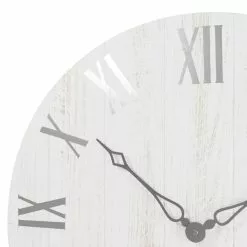Dunelm Cream Distressed Wooden 60cm Clock 5 Dunelm Cream Distressed Wooden 60cm Clock -clocks Sales Store 1000181508 alt02