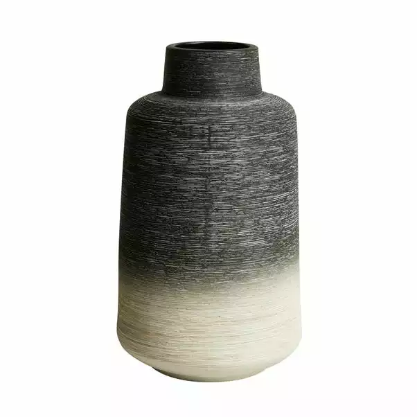 Dunelm Ceramic Textured Mono Vase 30cm 3 Dunelm Ceramic Textured Mono Vase 30cm - Image 3