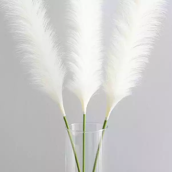 Dunelm Artificial Pampas Bundle White 90cm 2 Dunelm Artificial Pampas Bundle White 90cm - Image 2