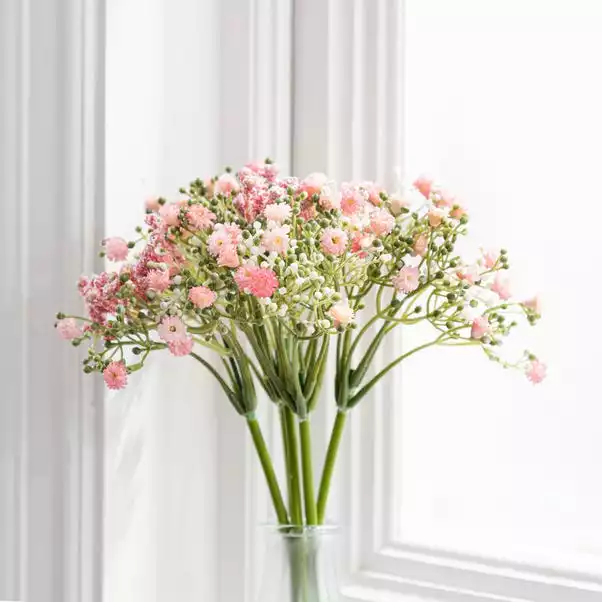 Dunelm Artificial Gypsophilia Bundle Pink 28cm 3 Dunelm Artificial Gypsophilia Bundle Pink 28cm - Image 3