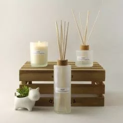 Dunelm Natural Mint Soy Wax Blend Candle And Diffuser Set 9 Dunelm Natural Mint Soy Wax Blend Candle And Diffuser Set -clocks Sales Store 1000183223 alt01
