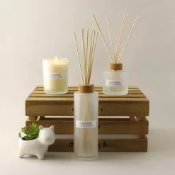 Dunelm Natural Chamomile Soy Wax Blend Candle Diffuser Set -clocks Sales Store 1000183225 alt01