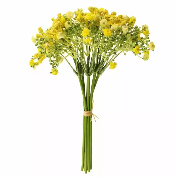 Dunelm Bundle Of 6 Gypsophila Yellow 28cm 3 Dunelm Bundle Of 6 Gypsophila Yellow 28cm - Image 3