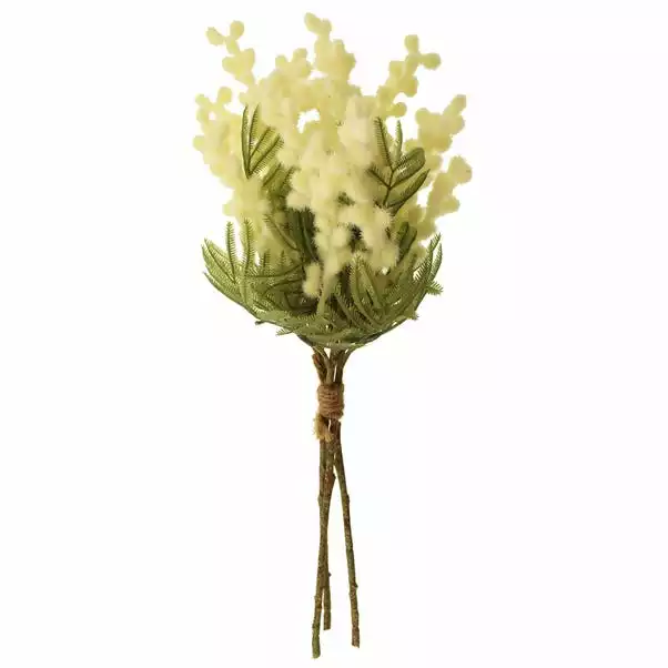 Dunelm Bundle Of 6 Artificial Mimosa 38cm Cream 2 Dunelm Bundle Of 6 Artificial Mimosa 38cm Cream - Image 2