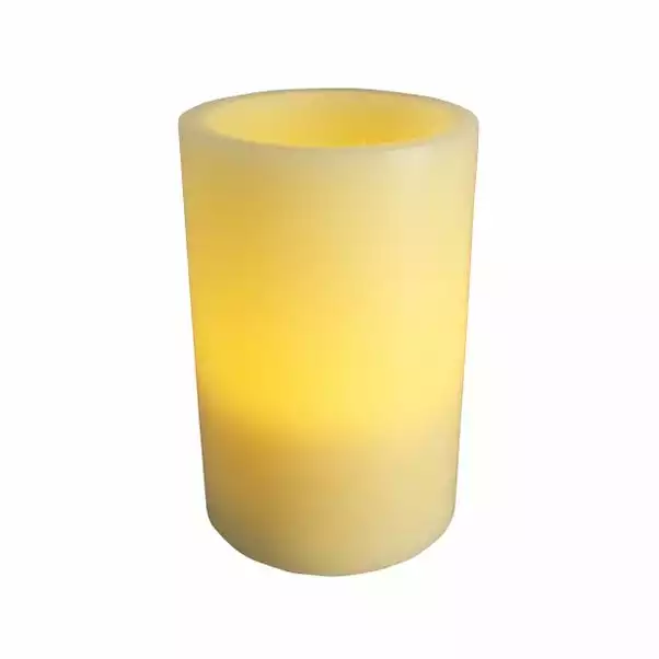 Dunelm LED Church Candle 8cm X 12cm 2 Dunelm LED Church Candle 8cm X 12cm - Image 2