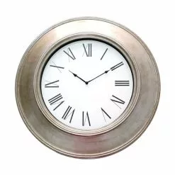 Dunelm Grantham 76cm Station Wall Clock Champagne