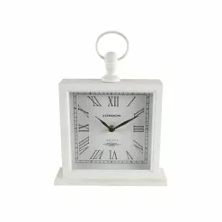 Dunelm Large White Mantel Clock