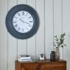 Dunelm Grantham 77cm Station Wall Clock Grey