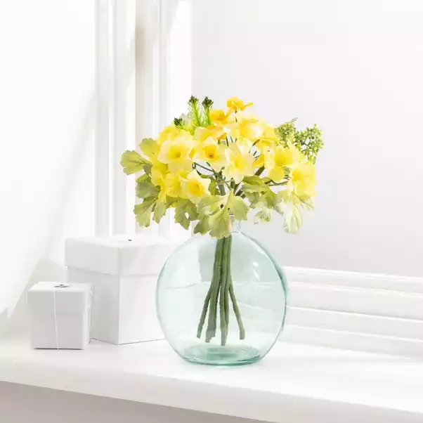 Dunelm Primula And Narcissi Bundle Yellow 30cm 1 Dunelm Primula And Narcissi Bundle Yellow 30cm