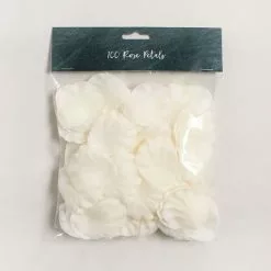 Dunelm 100pk Artificial Rose Cream Petals