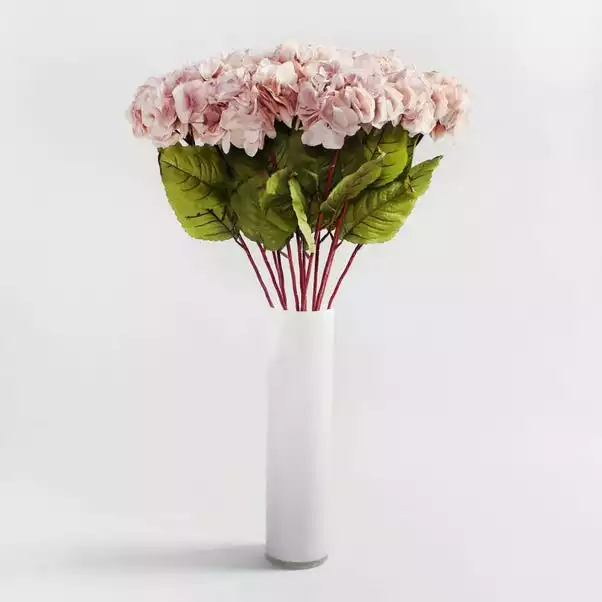 Dunelm Hydrangea Pink Stem 68cm 1 Dunelm Hydrangea Pink Stem 68cm