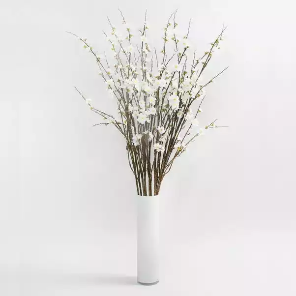 Dunelm Blossom Flower Cream Spray 120cm 1 Dunelm Blossom Flower Cream Spray 120cm