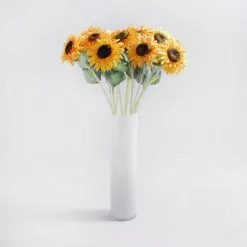 Dunelm Sunflower Yellow Stem 69cm