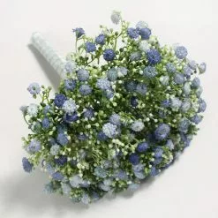 Dunelm Artificial Million Star Gypsophila Blue Bundle 30cm