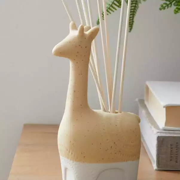 Dunelm Ochre Vanilla Bean Pepper Giraffe 120ml Diffuser 2 Dunelm Ochre Vanilla Bean Pepper Giraffe 120ml Diffuser - Image 2