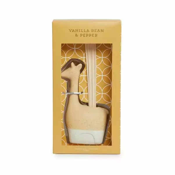 Dunelm Ochre Vanilla Bean Pepper Giraffe 120ml Diffuser 3 Dunelm Ochre Vanilla Bean Pepper Giraffe 120ml Diffuser - Image 3