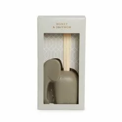 Dunelm Grey Honey Saffron Elephant 120ml Diffuser -clocks Sales Store 30667919 alt02