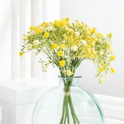 Dunelm Artificial Gypsophila Yellow Bundle 28cm -clocks Sales Store 30672961 alt02
