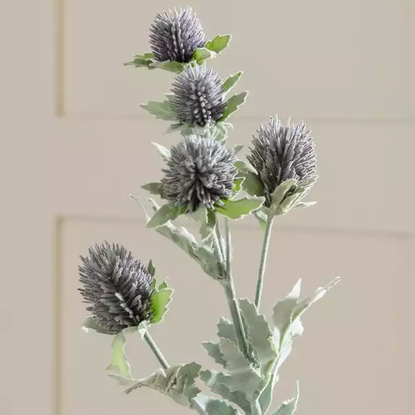 Dunelm Artificial Thistle Purple Single Spray 70cm 2 Dunelm Artificial Thistle Purple Single Spray 70cm - Image 2