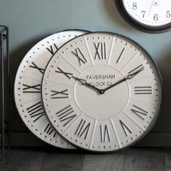 Cedar & Sage Harper Clock Mirage Grey 60cm
