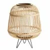 Dunelm Large Bamboo Lantern With Hairpin Legs
