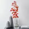 Dunelm Artificial Leaf Spray Red 92cm