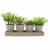 Dunelm Artificial Herbs In Tray 19cm