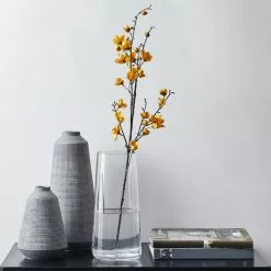 Dunelm Artificial Blossom Ochre Spray 90cm