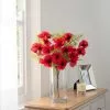 Dunelm Florals Forever Eleanor Poppy Luxury Bouquet Red 58cm