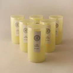 Dunelm Pack Of 6 LED 15cm Church Candles