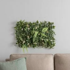 Dunelm Artificial Lily And Mixed Foliage Wall Panel