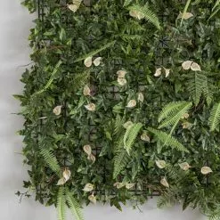 Dunelm Artificial Lily And Mixed Foliage Wall Panel -clocks Sales Store 30709142 alt03