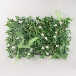 Dunelm Artificial Lily And Mixed Foliage Wall Panel -clocks Sales Store 30709142 alt05