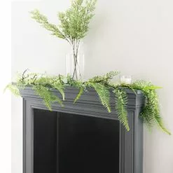 Dunelm Artificial Fern Garland Green 180cm