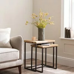 Dunelm Artificial Yellow Astilbe Basket