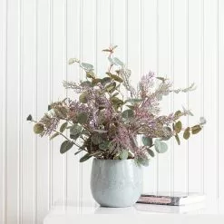 Dunelm Eucalyptus In Ceramic Pot -clocks Sales Store 30724526 alt03