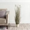 Dunelm Grass In Painted Metal Pot 120cm
