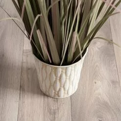 Dunelm Grass In Painted Metal Pot 120cm -clocks Sales Store 30724528 alt02