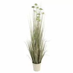 Dunelm Grass In Painted Metal Pot 120cm -clocks Sales Store 30724528 alt05